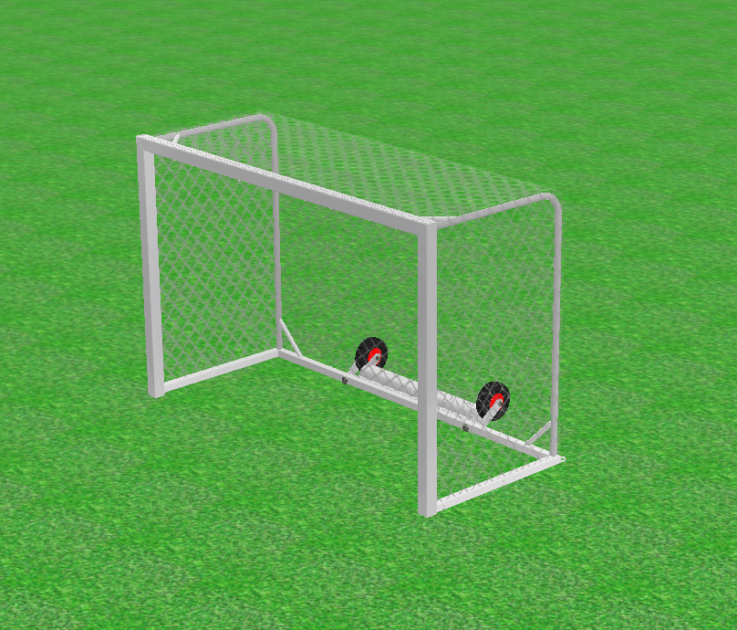 Anti-tilt mini goal PROTECTOR with net hooks Anti-tilt mini goal PROTECTOR with net hooks