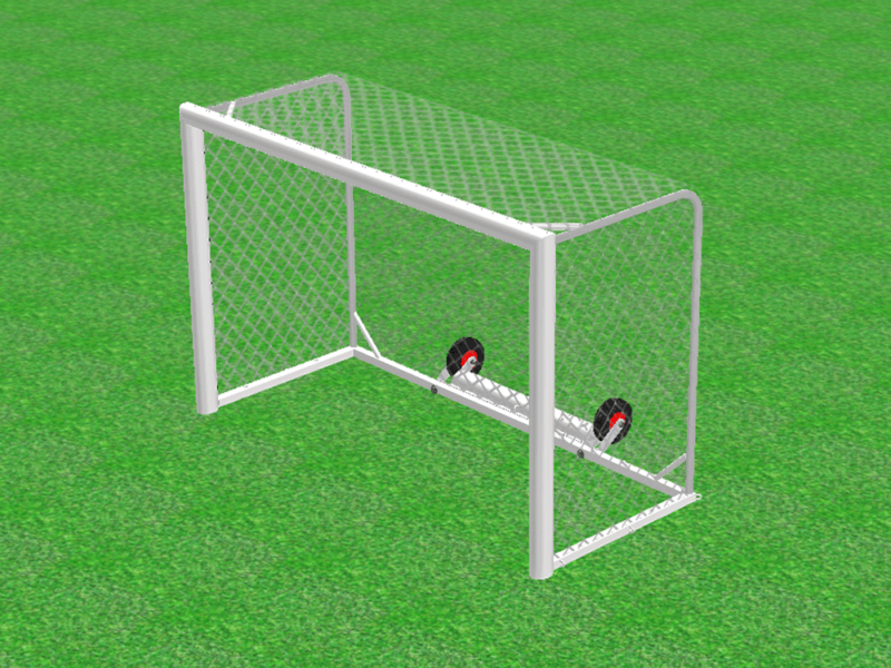Mini goal with anti-tilt PROTECTOR