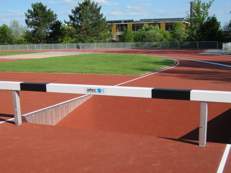 Aluminum moat obstacle in length 3.66 m with World Athletics certificate