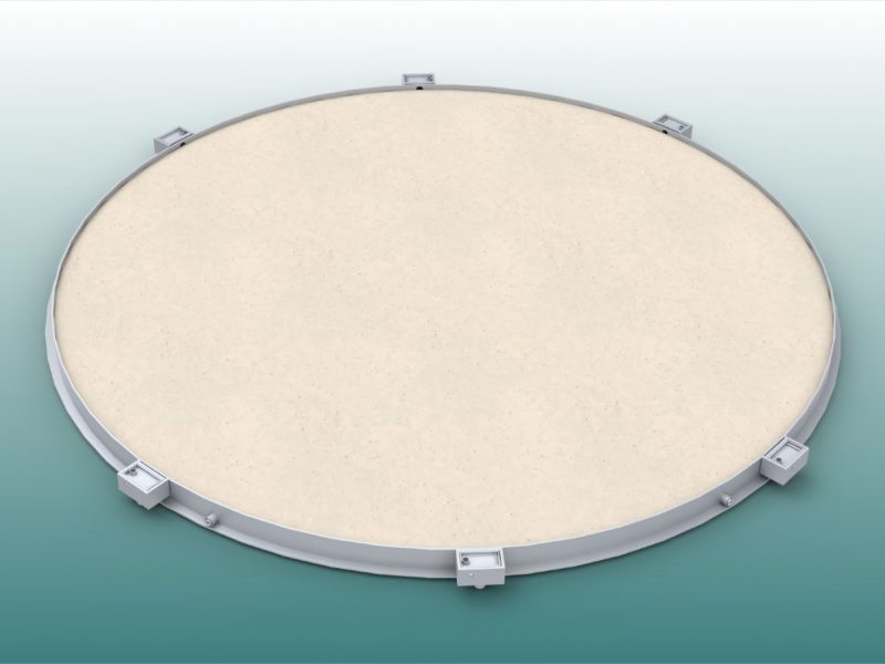 Pre-cast concrete discus circle, certified