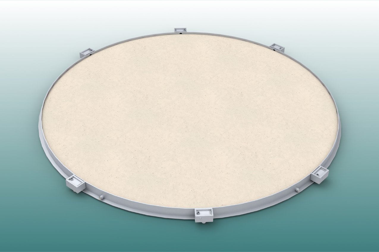 Pre-cast concrete discus circle, certified