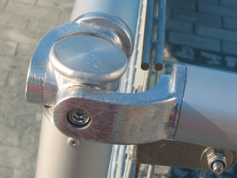 Combination hinge for barriers