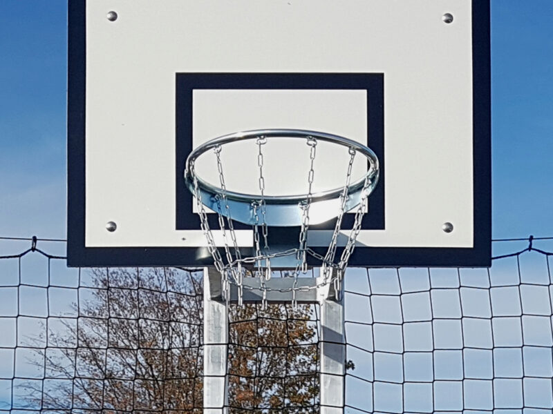 Steel basketball chain net