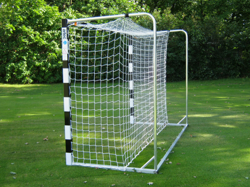 Handball goal net white