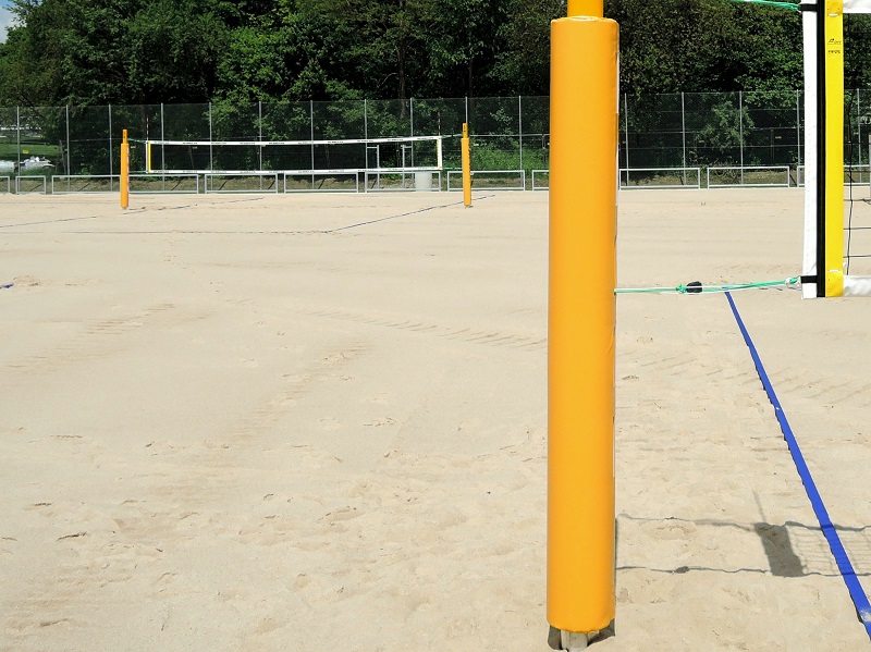 Protective pad for beach volleyball posts (oval profile 100 x 120 mm)