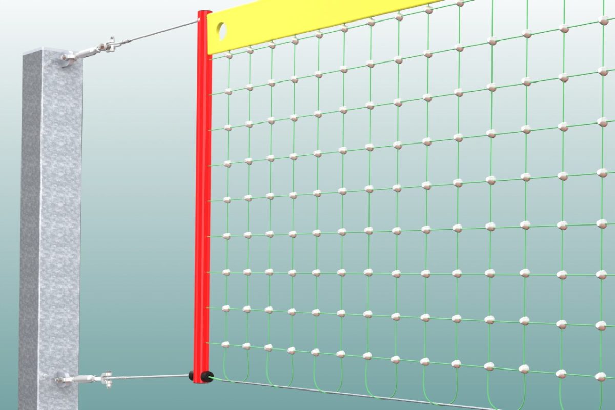 Volleyball net dralo with PA-coating, mesh size: 100 x 100 mm by artec Sportgeräte