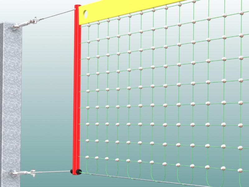 Volleyball net dralo with PA-coating, mesh size: 100 x 100 mm by artec Sportgeräte