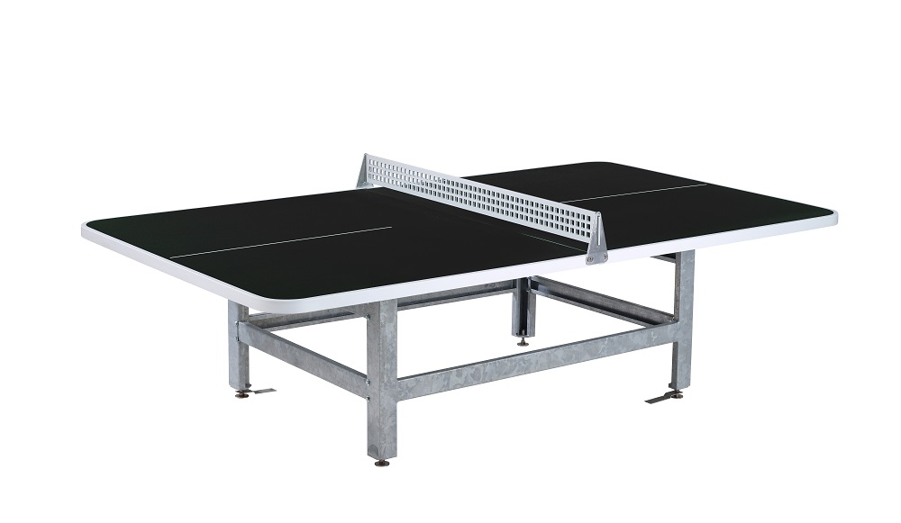 Tischtennistisch mit abgerundeten Ecken Fero P30-R schwarz